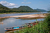 Luang Prabang, Laos - Walking along the riverfront of the Mekong 